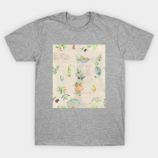 Provence style pattern about olive oil T-Shirt
